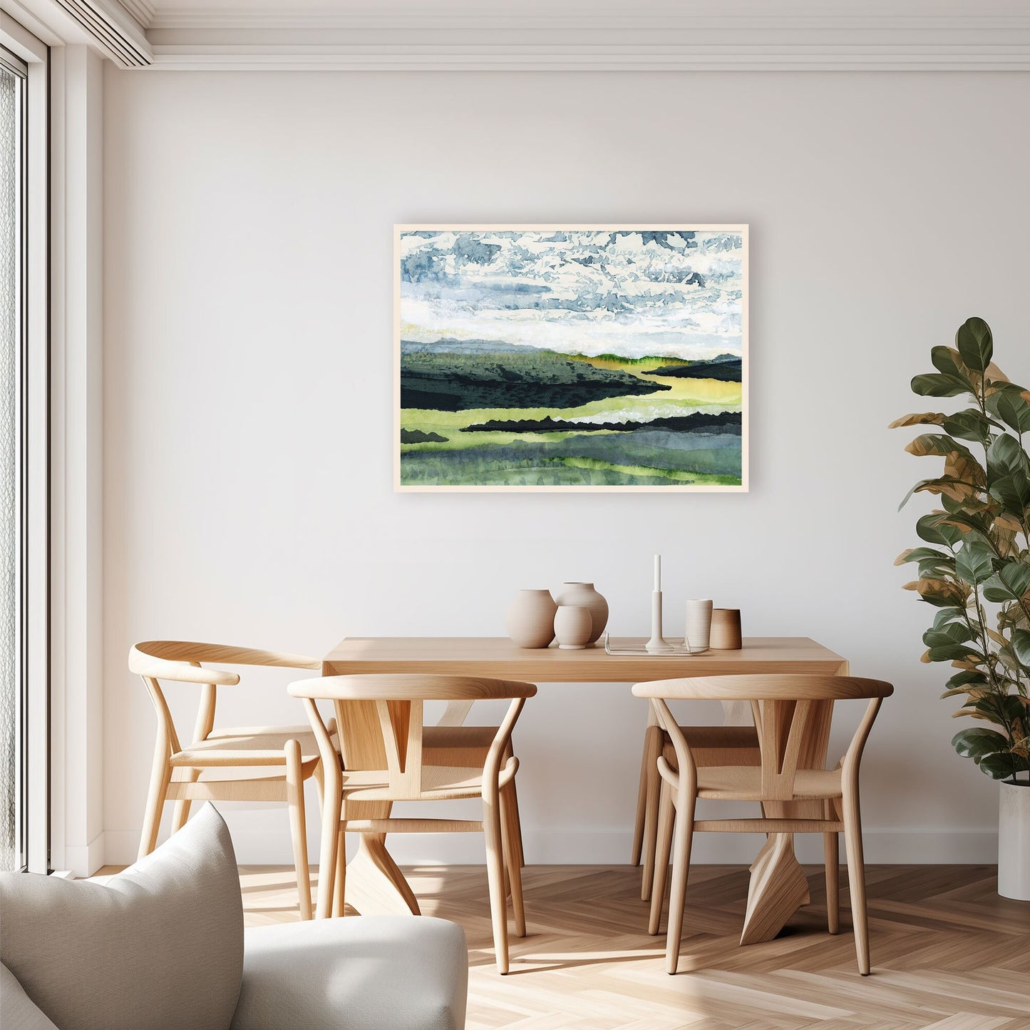 "Winding River" Art Print