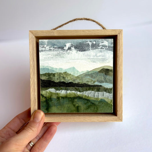 Summit Prairie II - 4"x4" Original